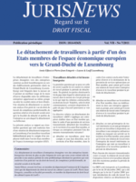 Jurisnews – Droit fiscal