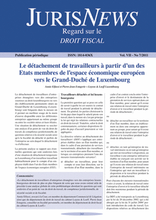 Jurisnews – Droit fiscal