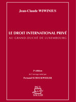 Le droit international privé au Grand-Duché de Luxembourg