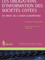 Les obligations d'information des sociétés cotées en droit de l'Union européenne