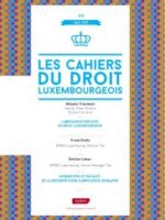 Cahier du droit luxembourgeois n°25 - Mai 2015