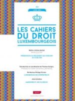 Cahier du droit luxembourgeois n°24 - Avril 2015