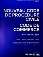 Nouveau Code de procédure civile / Code de commerce 2024