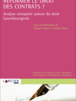 Réformer le droit luxembourgeois des contrats ?
