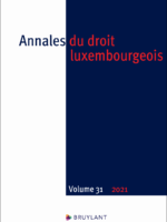 Annales du droit luxembourgeois – Volume 31 – 2021