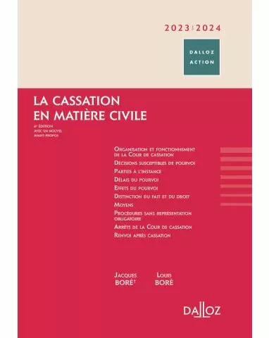 La cassation en matière civile 2023/2024