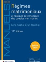 Régimes matrimoniaux