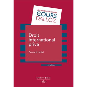Droit international privé