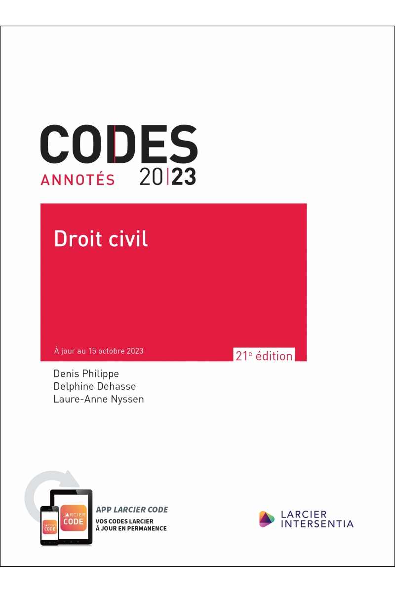 Droit civil 2023 (Code annoté)