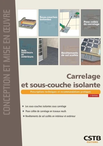 Carrelage et sous-couche isolante