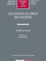 Les sources du droit des sociétés