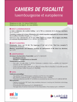 Cahiers de fiscalité luxembourgeoise et européenne 2023/2