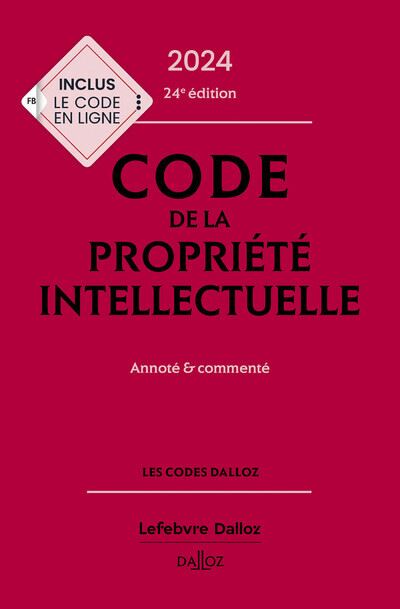 Code de la propriété intellectuelle 2024