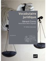 Vocabulaire juridique