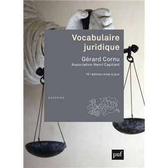 Vocabulaire juridique