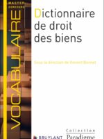 Dictionnaire de droit des biens