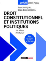 Droit constitutionnel et institutions politiques