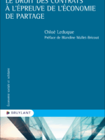 Le droit des contrats à l’épreuve de l’économie de partage