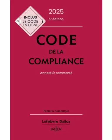 Code de la compliance 2025