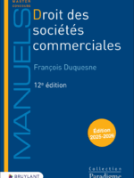 Droit des sociétés commerciales