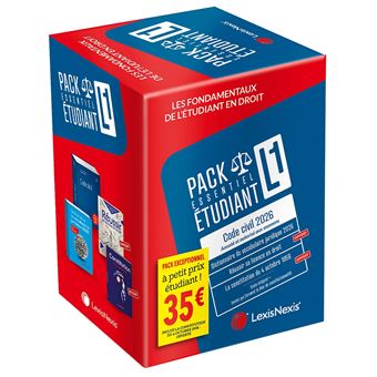 Code civil 2026 - Pack étudiant essentiel L1