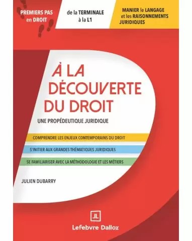 À la découverte du droit