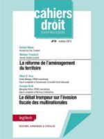 Cahier du droit luxembourgeois Nr 19
