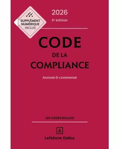 Code de la compliance 2026