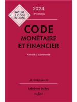Code monétaire et financier 2024