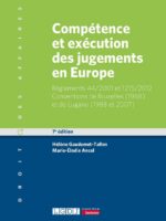 Compétence et exécution des jugements en Europe