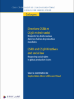 Directives CSRD et CS3D et droit social
