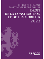 Droit de la construction et de l'immobilier 2023