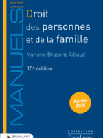 Droit des personnes et de la famille