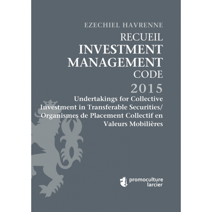Investment Management Code - Tome 3