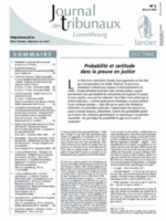 Journal des tribunaux Luxembourg (J.T.L.)