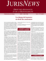 Jurisnews - Droit des assurances et responsabilité