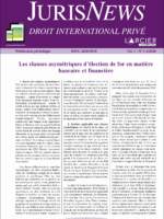 JurisNews – Droit international privé