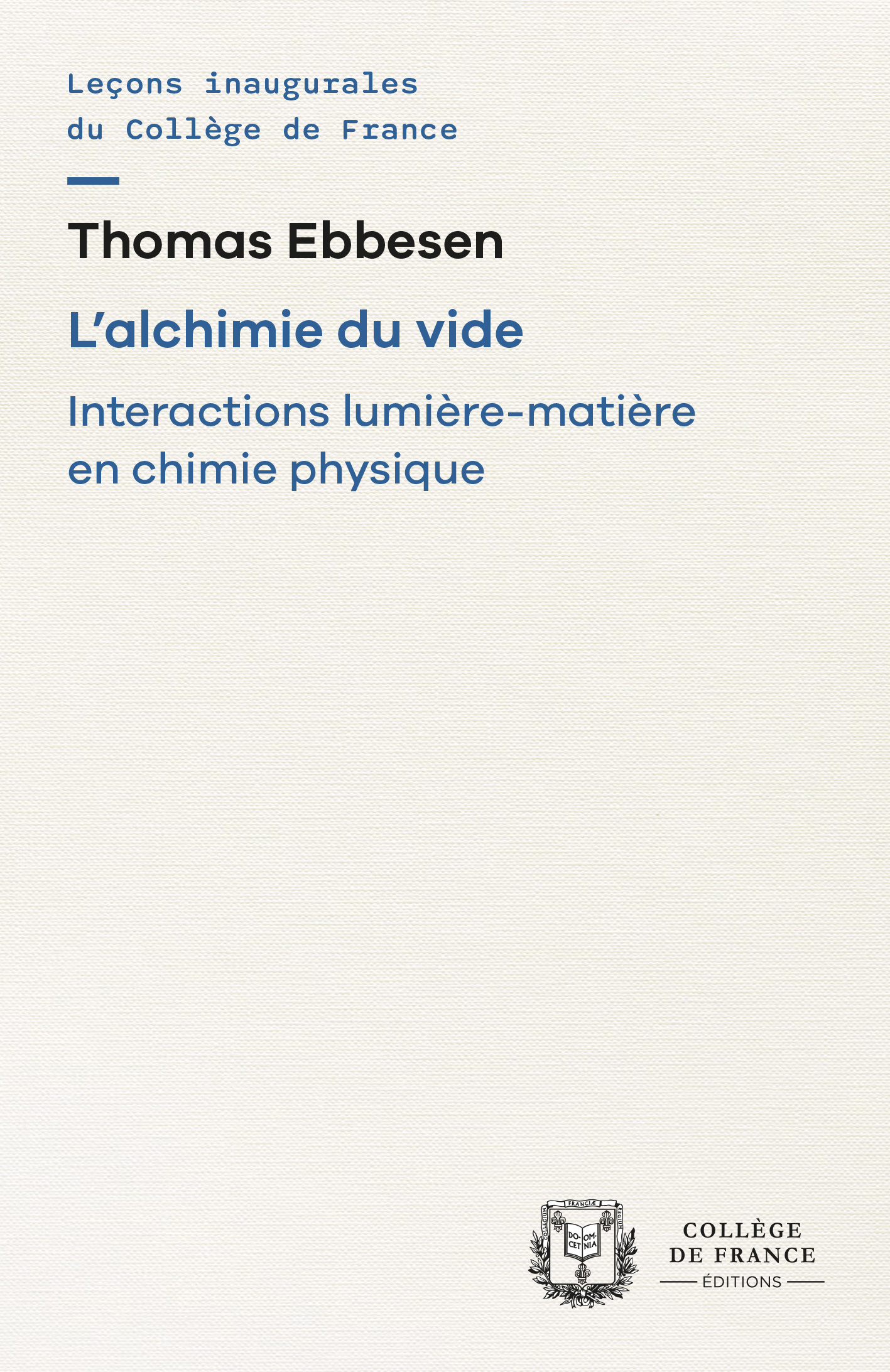 L' Alchimie du vide
