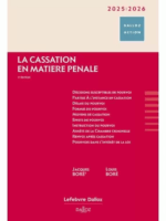La cassation en matière pénale 2025/2026