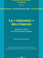 La "naissance" des créances