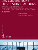 Les conventions de cession d'actions