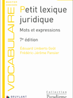 Petit lexique juridique