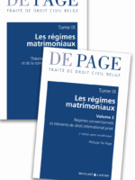 Traité de droit civil belge - Tome IX : Les régimes matrimoniaux