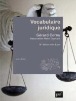 Vocabulaire juridique