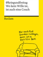Wo kein Wille ist, ist auch eine Couch